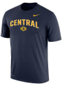 Central Oklahoma Bronchos Nike Core T Shirt - Navy Blue