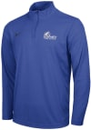Main image for Nike Drake Bulldogs Mens Blue Intensity Long Sleeve 1/4 Zip Pullover
