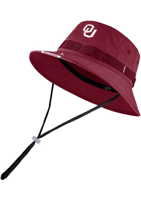 Nike Oklahoma Sooners Crimson Sideline Boonie Bucket Hat