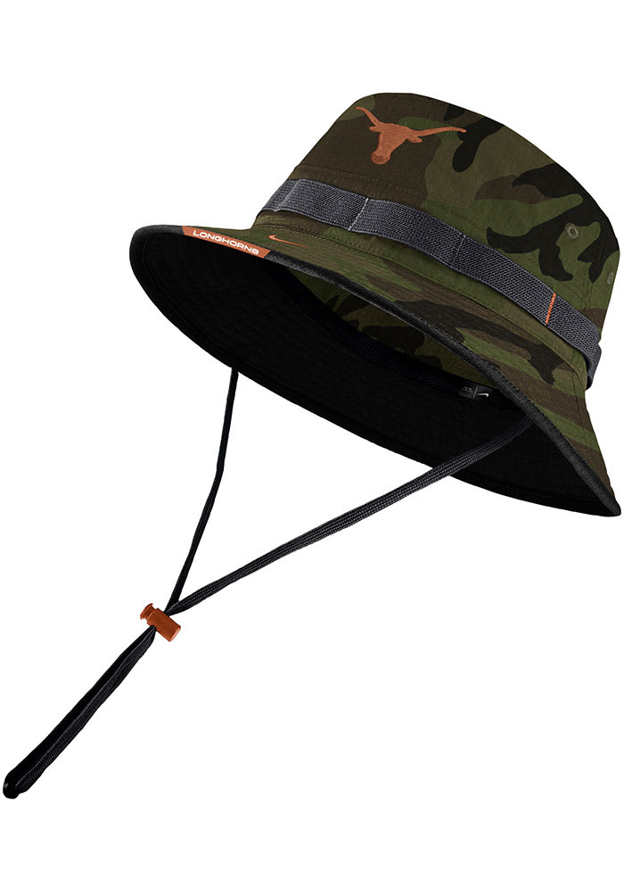 Nike Texas Longhorns CAMO Sideline Boonie Bucket Hat - 19862754