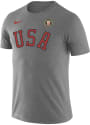 Team USA Nike Block T Shirt - Grey