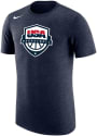 Team USA Nike Crest Fashion T Shirt - Navy Blue