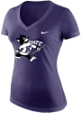 K-State Wildcats Womens Nike Triblend T-Shirt - Purple