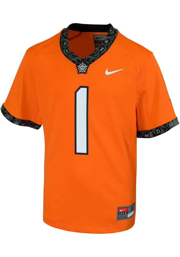 Oklahoma State Cowboys Nike Youth Replica ORANGE Football Jersey