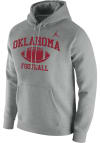 Main image for Nike Oklahoma Sooners Mens Grey Football Jordan Long Sleeve Hoodie
