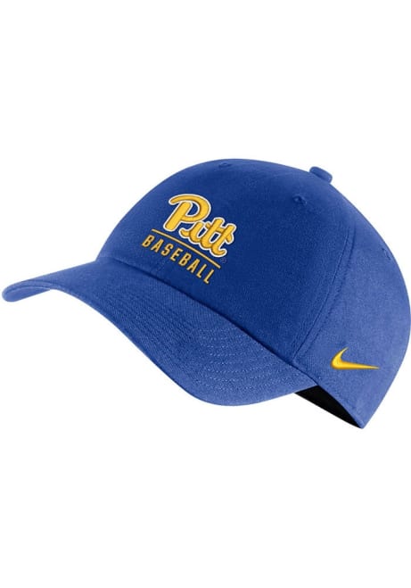 Nike Blue Pitt Panthers Baseball Campus Adjustable Hat