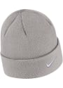 Oklahoma Sooners Nike Cuffed Logo Beanie Knit - Grey