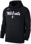 Main image for Mens K-State Wildcats Black Nike Club Fleece Hooded Sweatshirt