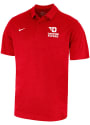 Dayton Flyers Nike Heather Logo Polo Shirt - Red