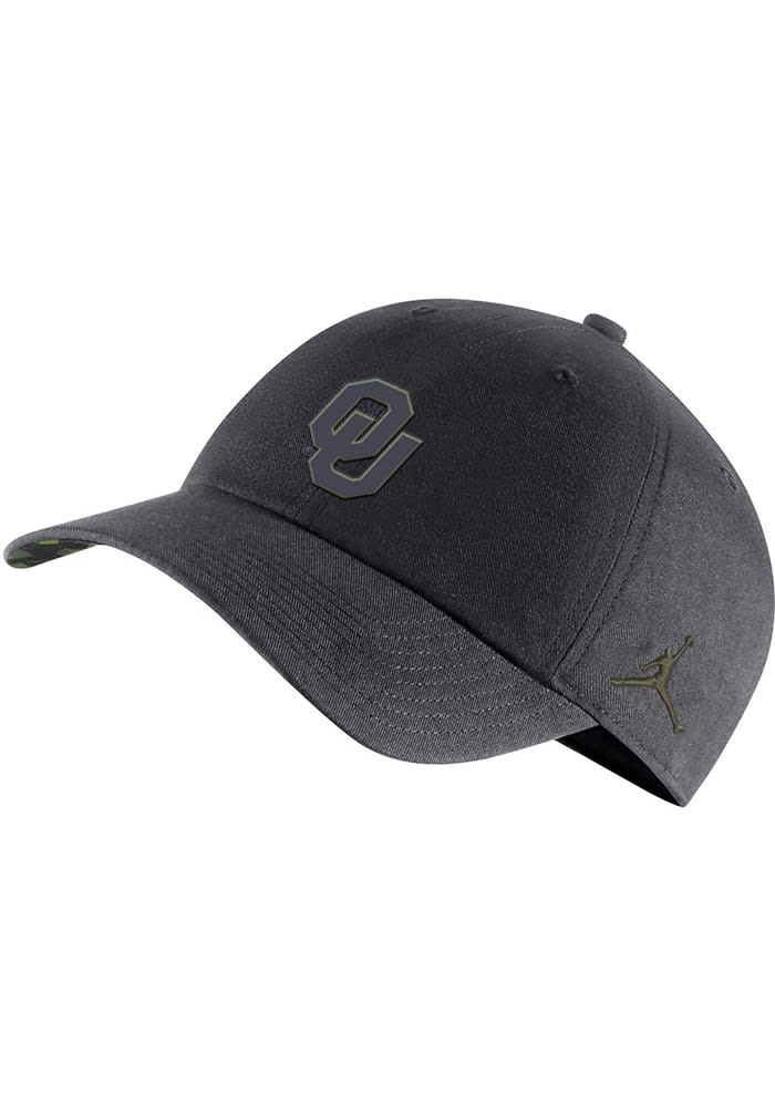 Nike Oklahoma Sooners GREY Tactical Military H86 Adjustable Hat
