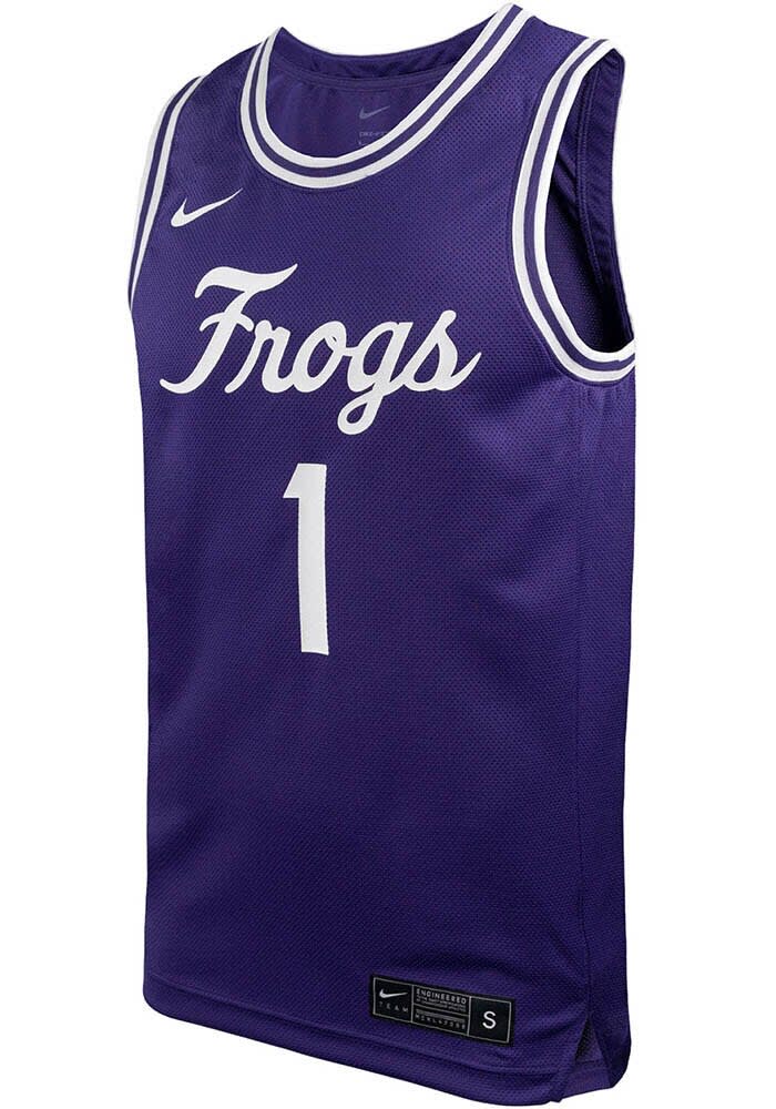 Nike TCU Horned Frogs PURPLE Retro Replica Jersey - 19863891