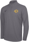Main image for Nike Central Oklahoma Bronchos Mens Grey Intensity Long Sleeve 1/4 Zip Pullover