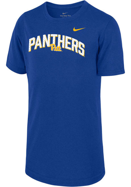 Youth Pitt Panthers Blue Nike SL Legend Team Issue Short Sleeve T-Shirt