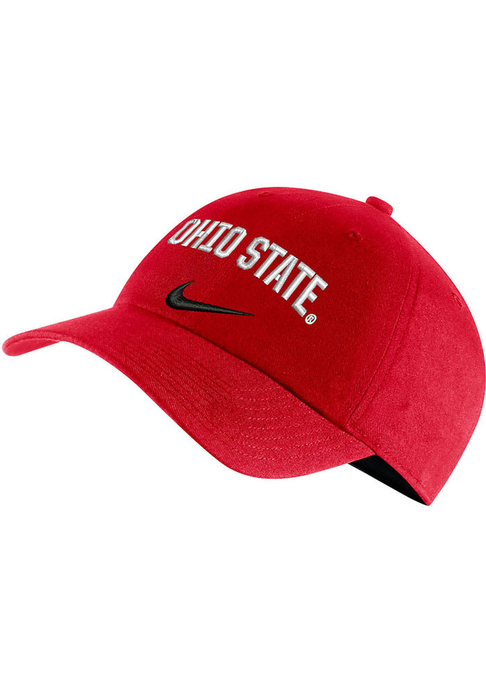 Nike Red Ohio State Buckeyes H86 Arch Adjustable Hat - 19864335