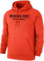 Oklahoma State Cowboys Nike Club Fleece Basketball Hooded Sweatshirt - Orange