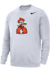 Main image for Nike Oklahoma State Cowboys Mens White Club Fleece Vault Logo Long Sleeve Crew Sweatshirt