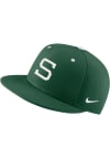 Main image for Michigan State Spartans Nike Aero True On-Field Baseball Fitted Hat - Green