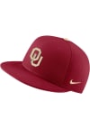 Main image for Nike Oklahoma Sooners Mens Cardinal Aero True On-Field Baseball Fitted Hat