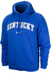 Main image for Nike Kentucky Wildcats Mens Blue Arched School Name Long Sleeve Hoodie