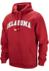 Main image for Nike Oklahoma Sooners Mens Cardinal Arched School Name Long Sleeve Hoodie