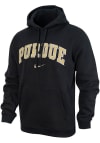 Main image for Nike Purdue Boilermakers Mens Black Arched School Name Long Sleeve Hoodie