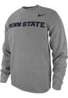 Main image for Nike Penn State Nittany Lions Mens Black School Wordmark Long Sleeve Crew Sweatshirt