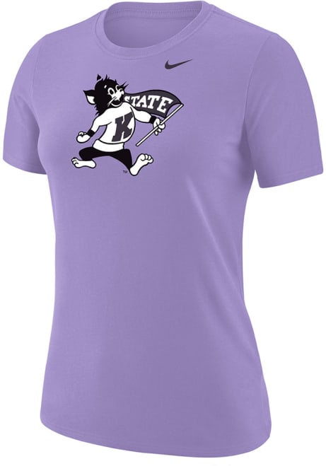 K-State Wildcats Lavender Nike Willie Short Sleeve T-Shirt