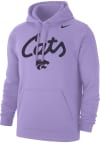 Main image for Nike K-State Wildcats Mens Lavender Script Club Fleece Long Sleeve Hoodie