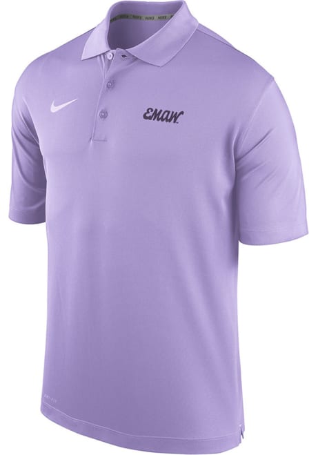 Mens K-State Wildcats Lavender Nike EMAW Varsity Short Sleeve Polo Shirt