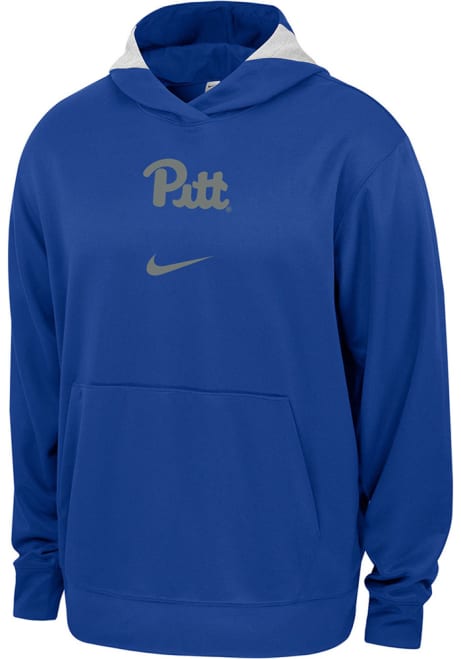 Mens Pitt Panthers Blue Nike Spotlight Authentics Long Sleeve Hoodie