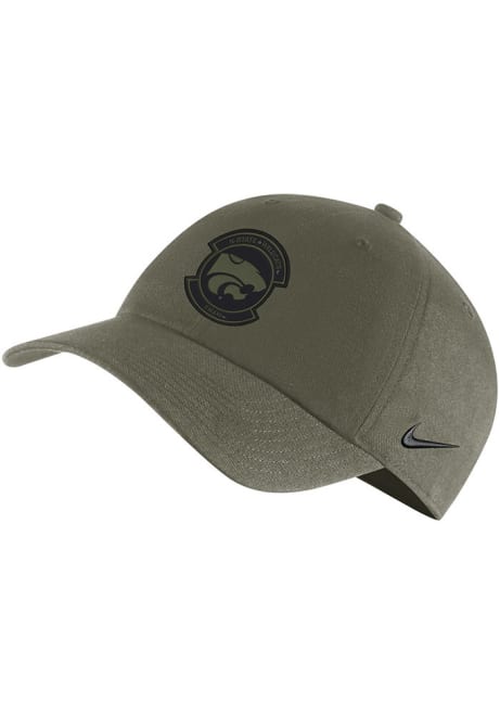Nike Green K-State Wildcats Campus Cap Adjustable Hat