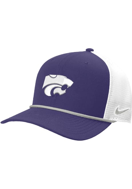 Nike Purple K-State Wildcats Power Cat Rope Trucker Adjustable Hat