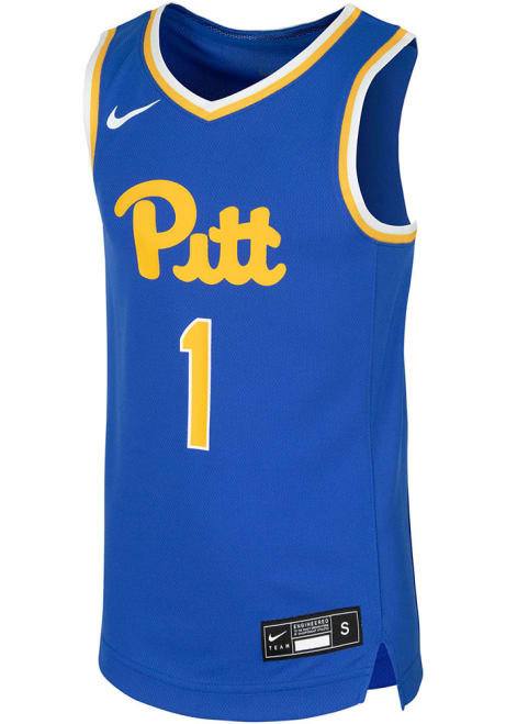 Youth Pitt Panthers Blue Nike Replica Basketball Jersey Jersey