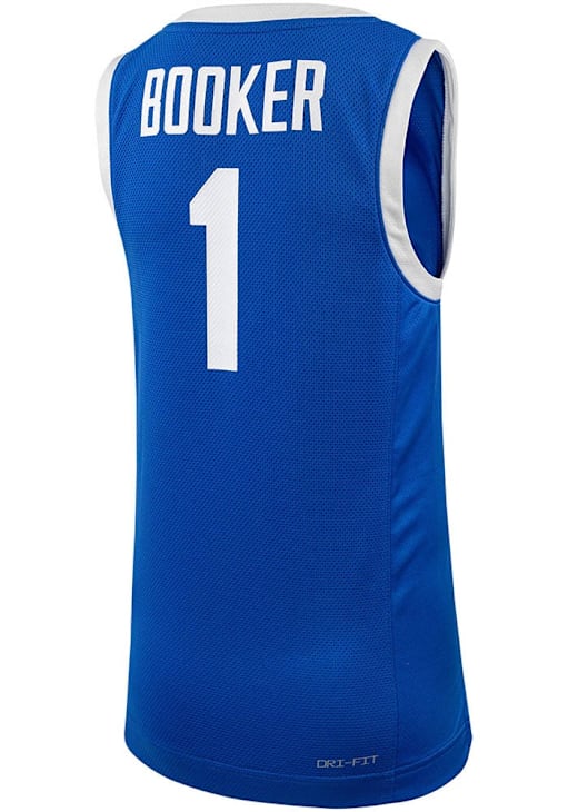Kentucky Wildcats Devin Booker Youth ROYAL Replica Name and Number