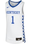 Main image for Nike Kentucky Wildcats Youth Replica No 1 White Basketball Jersey