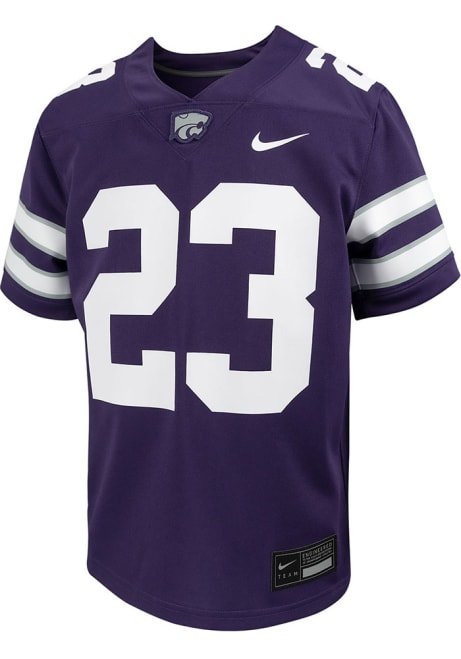 Youth K-State Wildcats Purple Nike Replica No 23 Football Jersey Jersey