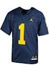 Main image for Youth Michigan Wolverines Blue Nike Replica No 1 Football Jersey Jersey