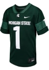 Main image for Nike Michigan State Spartans Toddler Green Replica No 1 Football Jersey