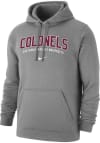 Main image for Nike Eastern Kentucky Colonels Mens Grey Arched Team Name Long Sleeve Hoodie