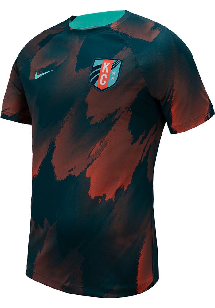 Nike KC Current Mens RED/NAVY Prematch Top - 19865727