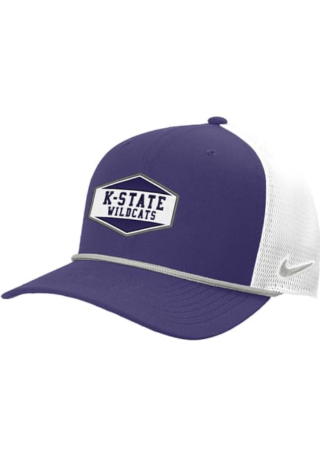 Nike Purple K-State Wildcats Rope Trucker Adjustable Hat