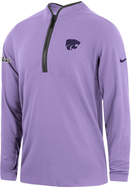 Mens K-State Wildcats Lavender Nike Victory Powercat 1/4 Zip Pullover