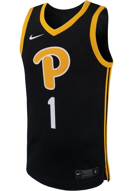 Mens Pitt Panthers Black Nike Replica Basketball Jersey