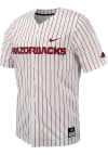 Main image for Nike Arkansas Razorbacks Mens White Pinstripe Replica Jersey