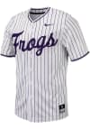 Main image for Nike TCU Horned Frogs Mens White Pinstripe Replica Jersey