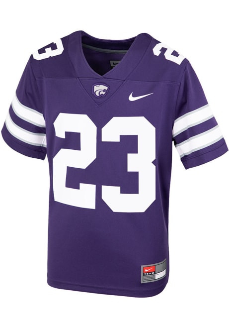 Boys K-State Wildcats Purple Nike Replica Football Jersey Jersey
