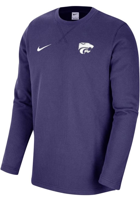 Mens K-State Wildcats Purple Nike Sideline Sweatshirt