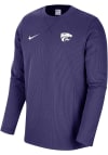 Main image for Nike K-State Wildcats Mens Purple Sideline Long Sleeve Sweatshirt