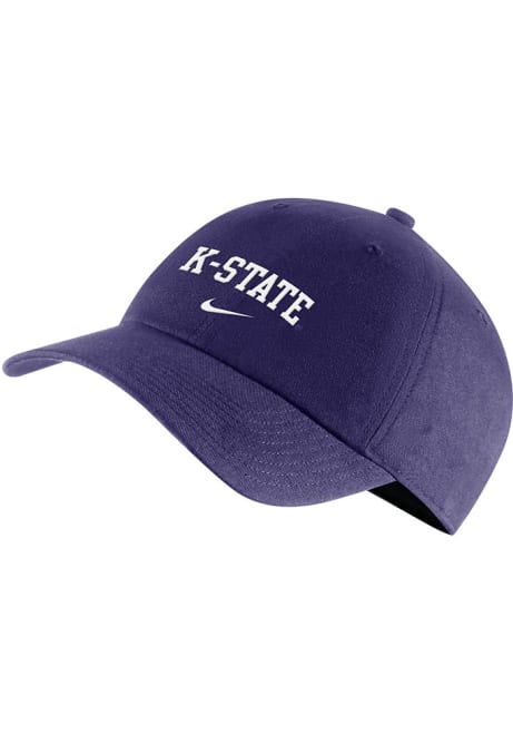 Nike Purple K-State Wildcats Verbiage Campus Cap Adjustable Hat