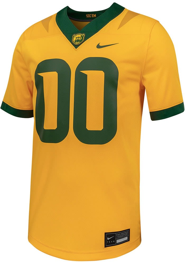 Nike Baylor Bears GOLD Double Zero Replica Game Jersey
